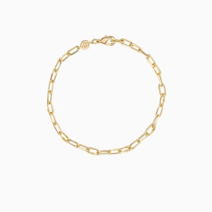 Dainty Love Links Gliederarmband vergoldet merci maman