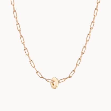 Personalisierte Dainty Love Links Unity Halskette | Merci Maman