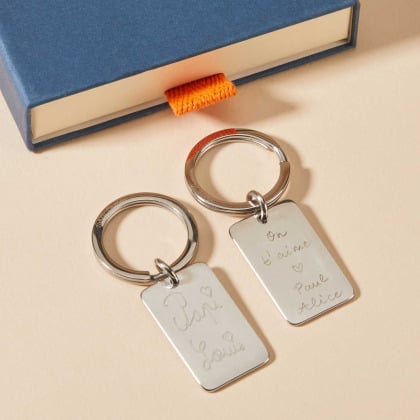 Votre Dessin - porte-clés personnalisé Plaque army en acier merci maman