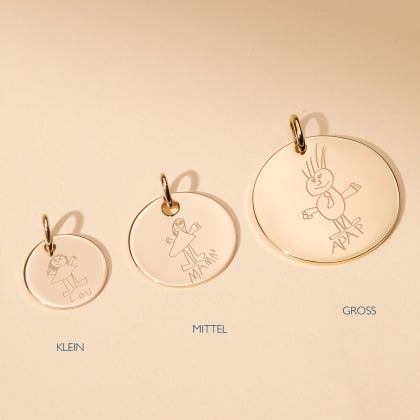 meine zeichnung personalisiertes plättchen charm merci maman