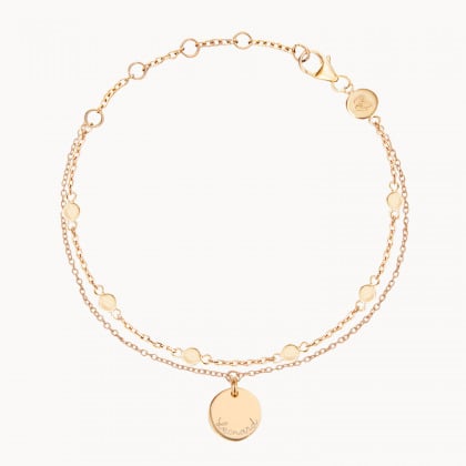 Bracelet personnalisé Double Chaîne