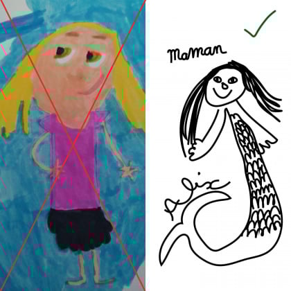 mittlere personalisierte halskette vergoldet merci maman