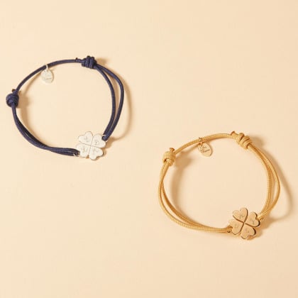 Personalisiertes Freundschaftsarmband vergoldet merci maman