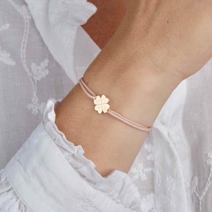 Personalisiertes Freundschaftsarmband vergoldet merci maman