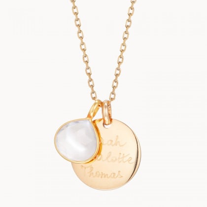 Collier personnalisé Pierre fine Pierre de Lune