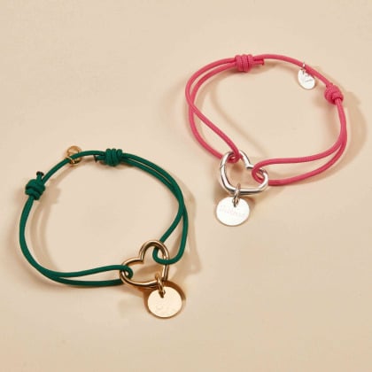 Personalised Small Lucky Charm Name Braid Bracelet