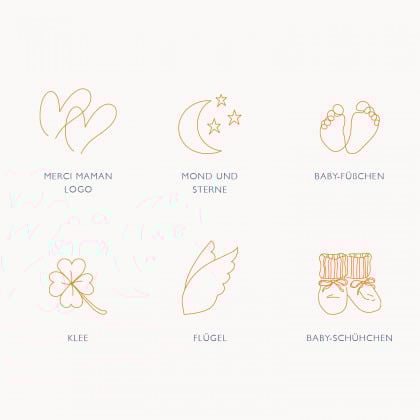 Personalisierte Halskette mit Illustration