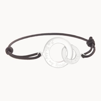 Bracciale Intrecciato Personalizzato Uomo Merci Maman