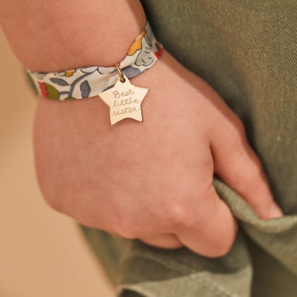 Bracciale Liberty Personalizzato placcato oro merci maman