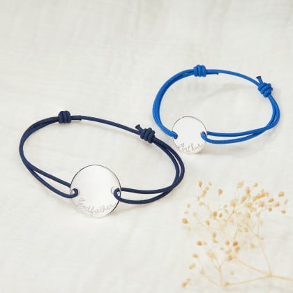 Personalised Godfather's Pastille Bracelet sterling silver merci maman