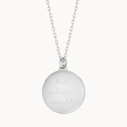Personalised Locket Necklace Sterling Silver