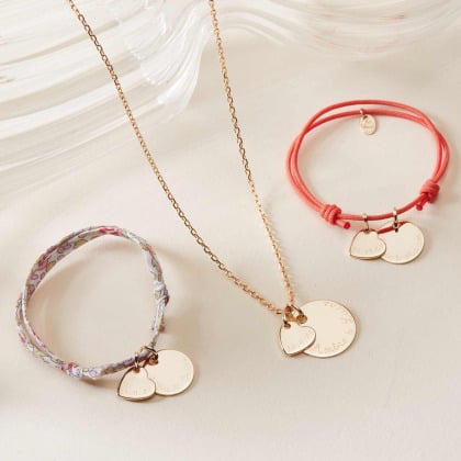Personalisiertes Love Liberty Armband vergoldet merci maman