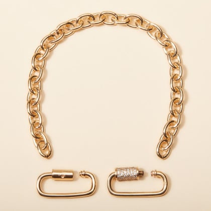 Bracelet à breloques personnalisé plaqué or merci maman