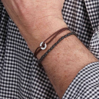 Bracciale Personalizzato Mini Unity uomo Merci Maman