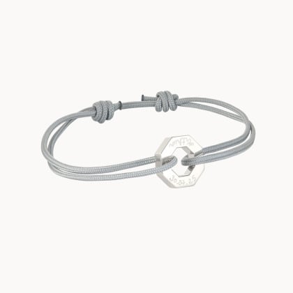 Men's Personalised Octagonal Unity Bracelet Merci Maman
