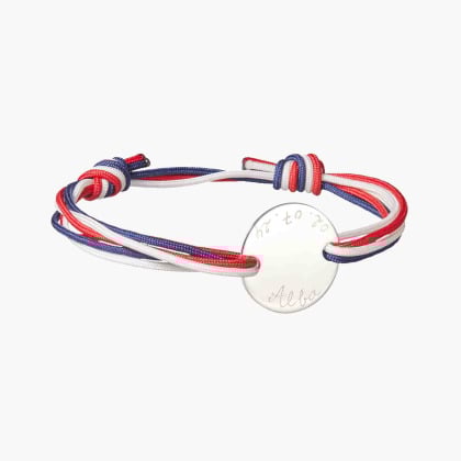 Men's Personalised Olympic Bracelet silver merci maman 