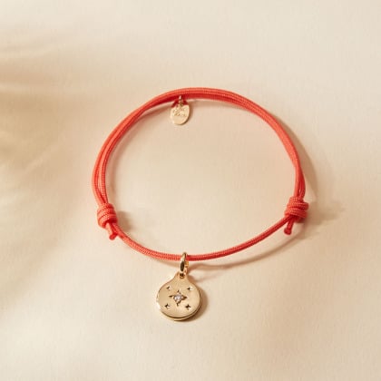 Braccialetto Mini Stella Cristallo placcato in oro merci maman