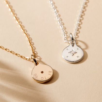 Collier personnalisé Mini Étoile Cristal