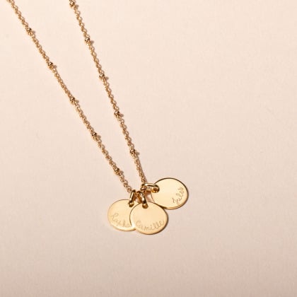 Personalised 3 Name Necklace