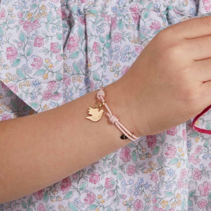 Bracciale personalizzato per Battesimo o Comunione mini Merci Maman