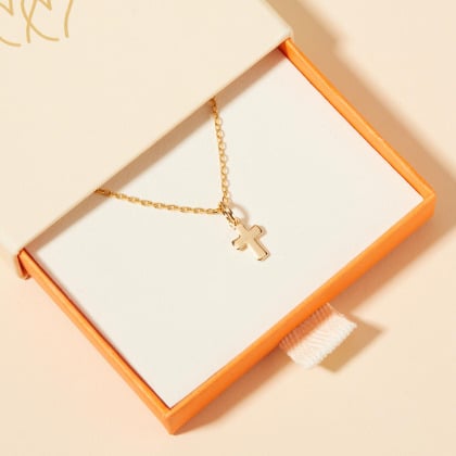 Collier personnalisé Baptême ou Communion Mini Merci Maman