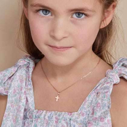 Collier personnalisé Baptême ou Communion Mini Merci Maman