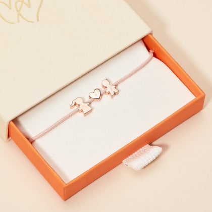 Personalisiertes Mini Familien Bead Armband| Merci Maman
