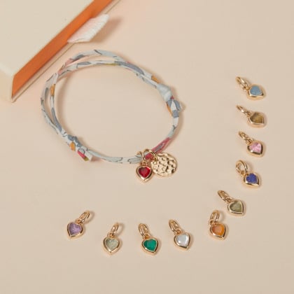 Bracciale personalizzato Liberty Mini Disco Martellato