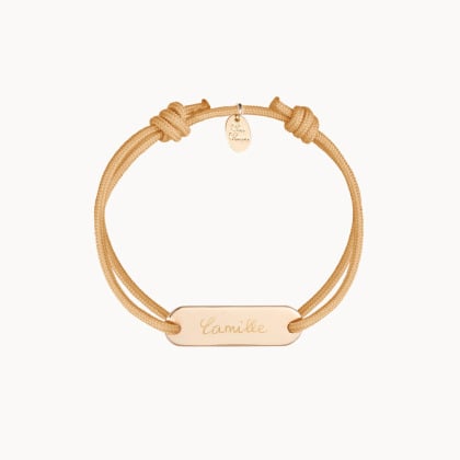 Bracelet pour couple Mini Identity personnalisé gold plated merci maman