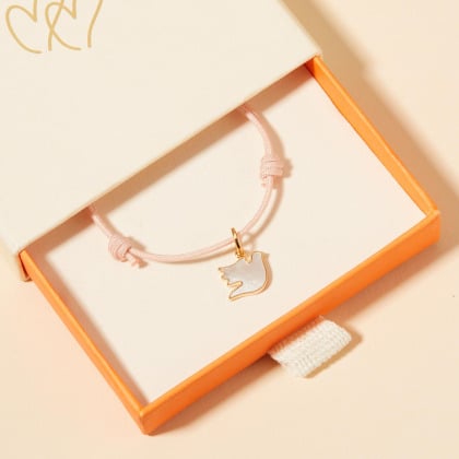 Bracciale personalizzato per Battesimo o Comunione Madreperla Mini merci maman