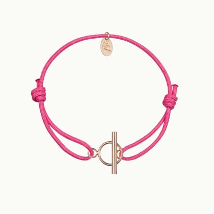 T-Bar Bracelet gold plated merci maman