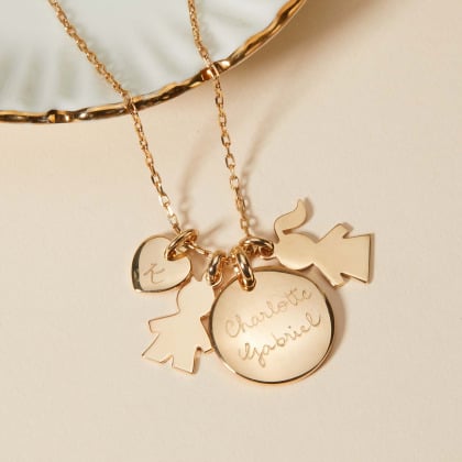 The Duchess Necklace gold plated merci maman
