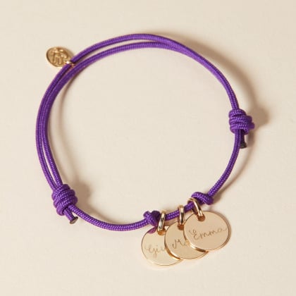 personalised name bracelet gold plated merci maman