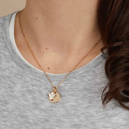 Collana personalizzata Angelo in Madreperla merci maman