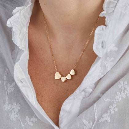 Kaufen Sie einen personalisierten Bead Charm für Halsketten vergoldet merci maman