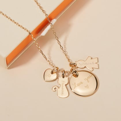Collier personnalisé Ma Tribu merci maman