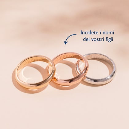 Anello personalizzato con nome merci maman