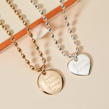 Personalisierte Olivenkette| Merci Maman