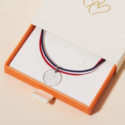 Pulsera personalizada de las Olimpiadas baño de oro merci maman