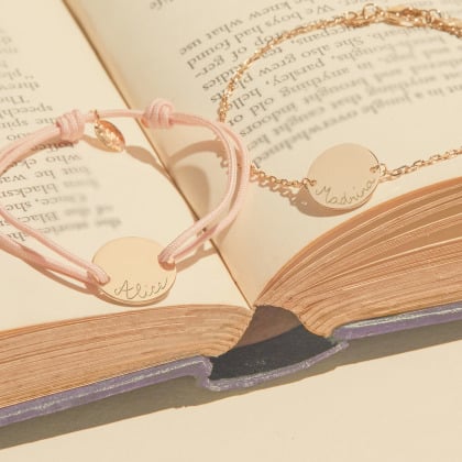 Bracciale Figlioccia personalizzato con medaglia