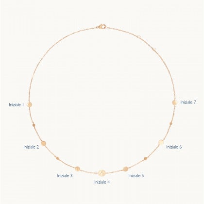 Girocollo a Medaglie Personalizzate 