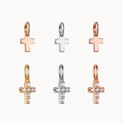 Buy a Mini Cross Charm Merci Maman