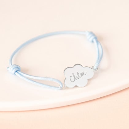 Bracciale Nuvola personalizzato argento sterling merci maman