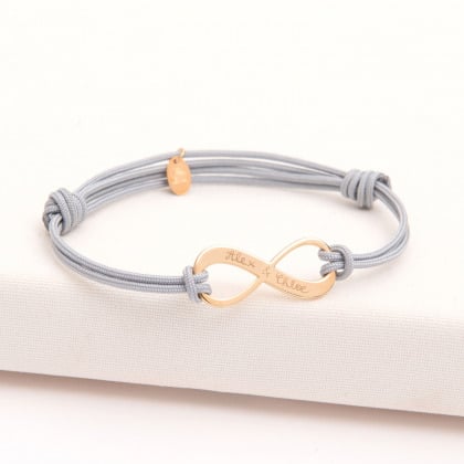 Personalised Infinity Bracelet