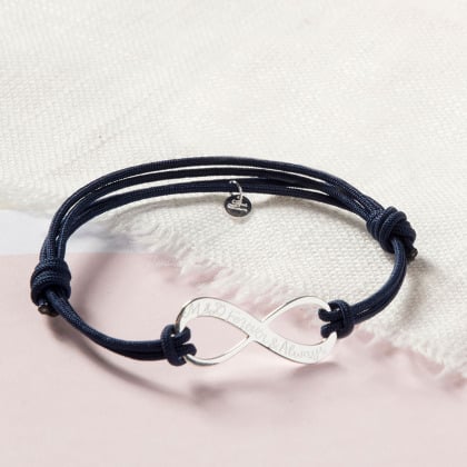 Personalised Infinity Bracelet