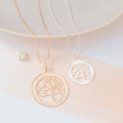 Collier personnalisé Grand Arbre de Vie