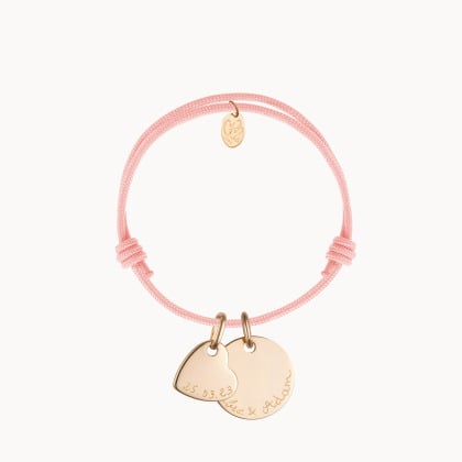 Personalisiertes Love Armband vergoldet merci maman