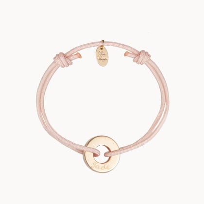 bracelet personnalisé unity plaqué or merci maman