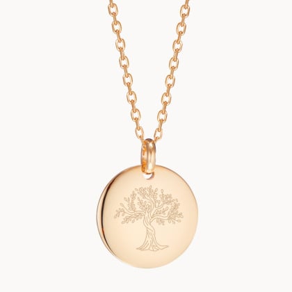 Personalised Symbol Necklace gold plated merci maman