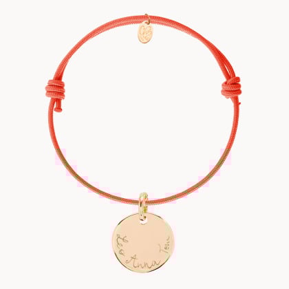 Bracelet Médaille personnalisé plaqué or meric maman